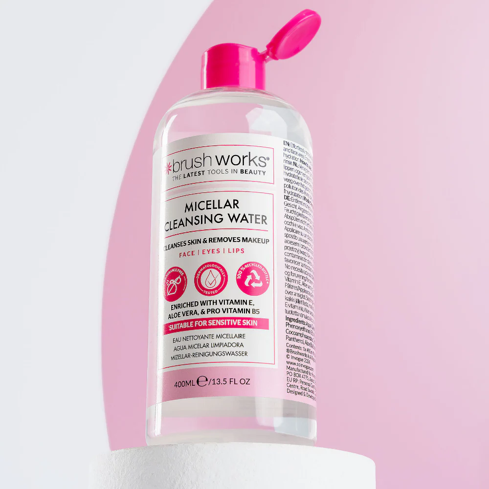 Brushworks Micellar Cleansing Water 400ml - Image 2