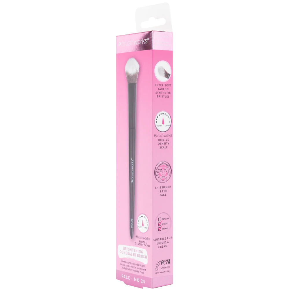 Brushworks No. 25 Brightening Concealer Brush - Image 2