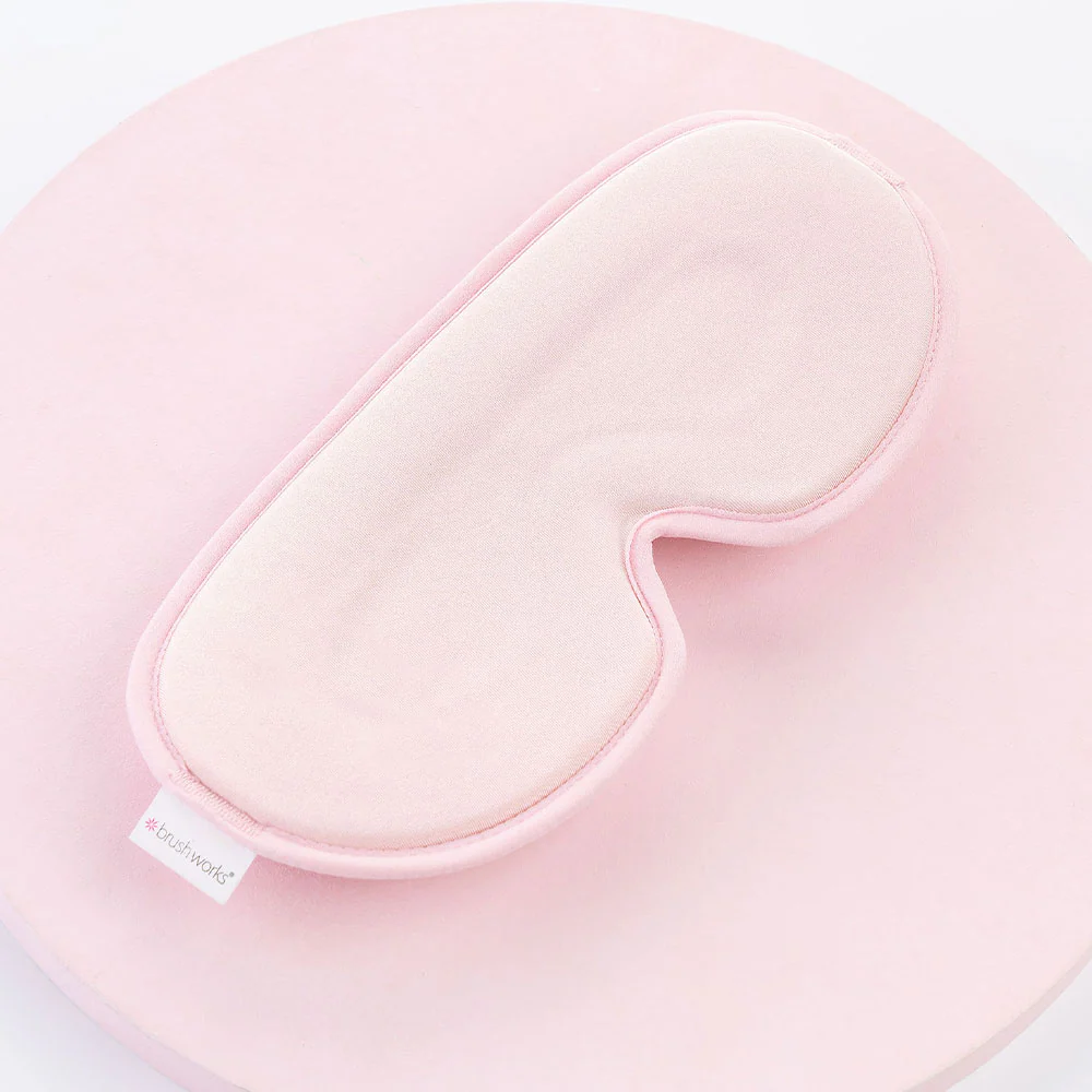 Brushworks Pink 3D Eyelash Protector Sleep Mask - Image 3