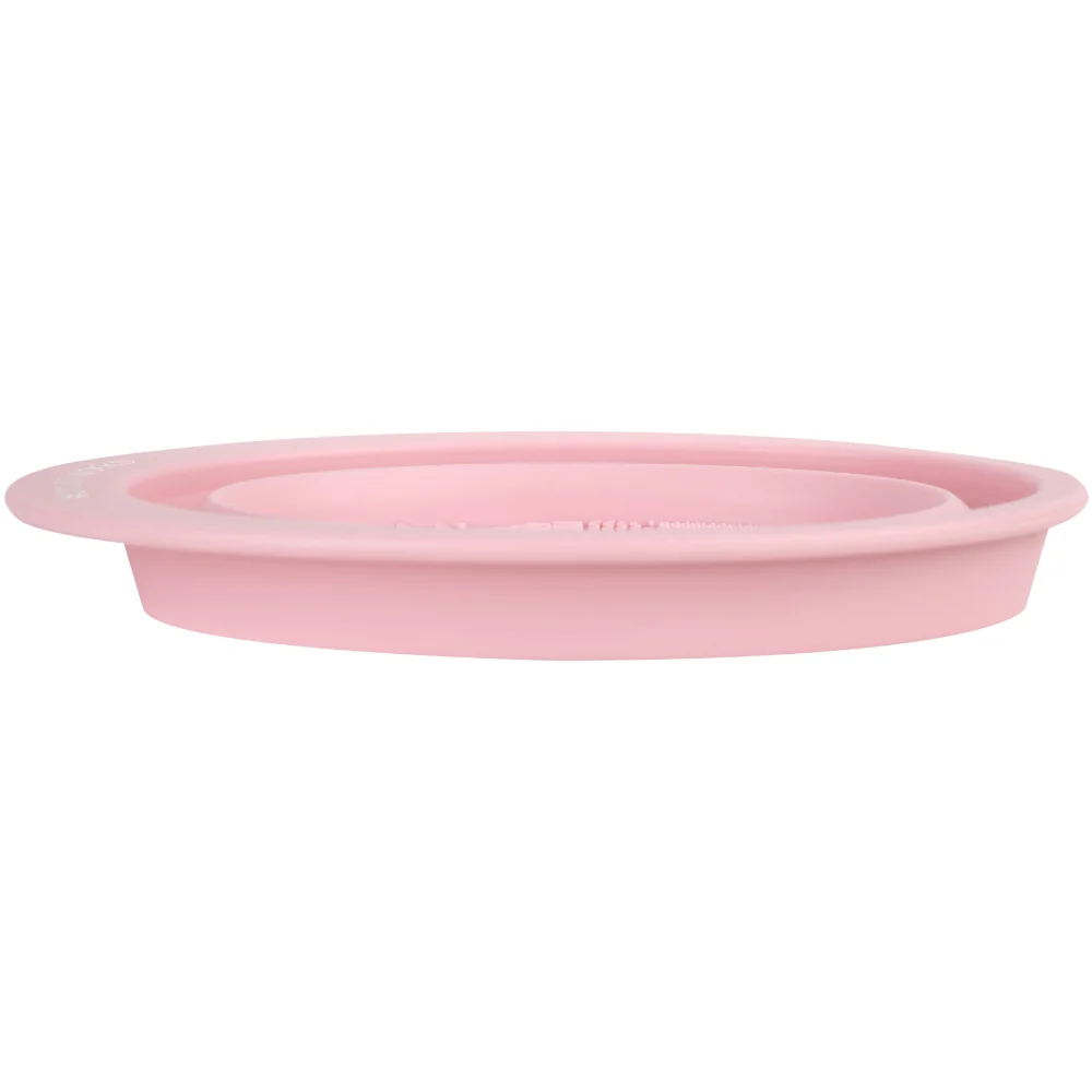 Brushworks Pink Silicone Makeup Brush Cleaning Bowl - Image 4