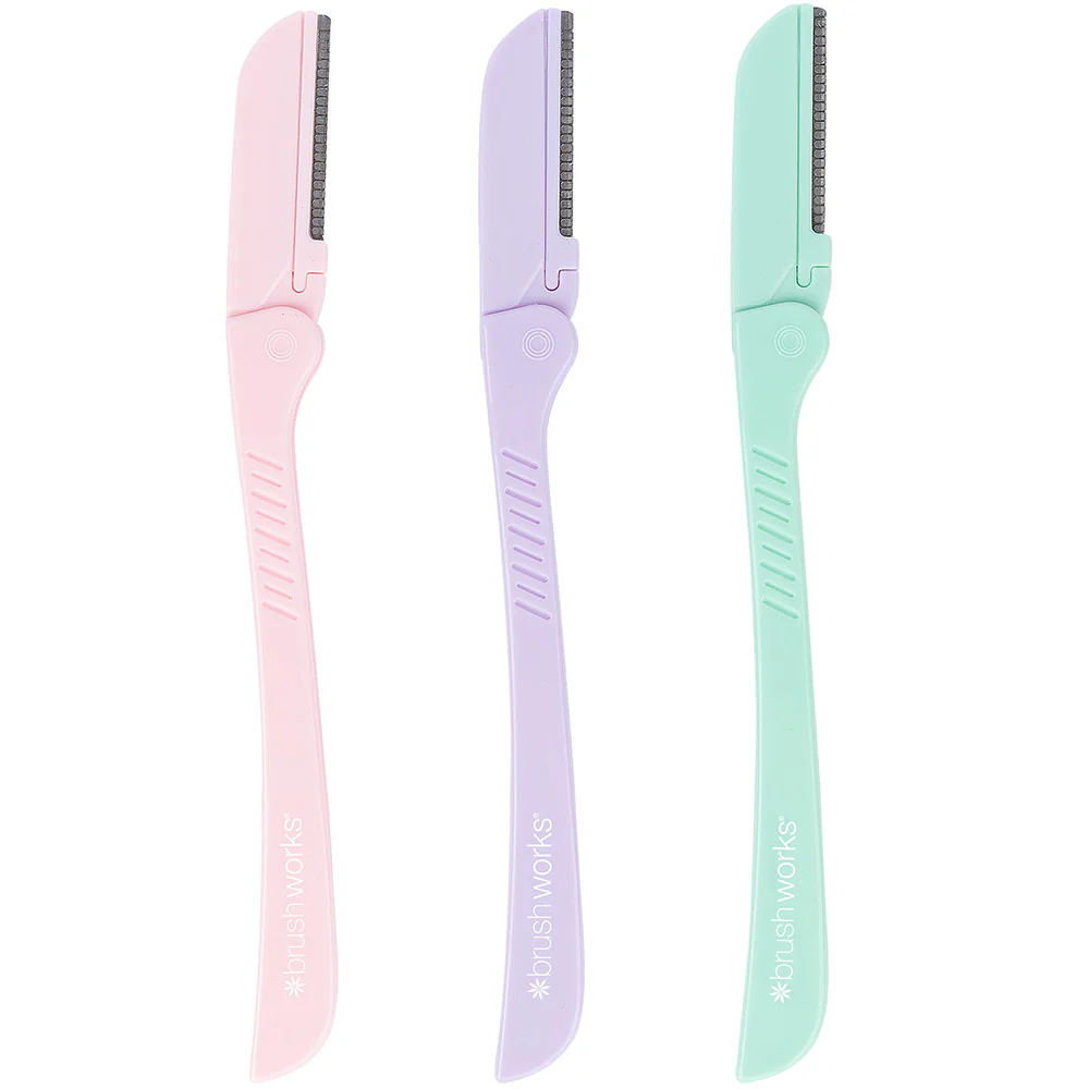 Brushworks Precision Brow Razor Mix Pack of 3 - Image 2