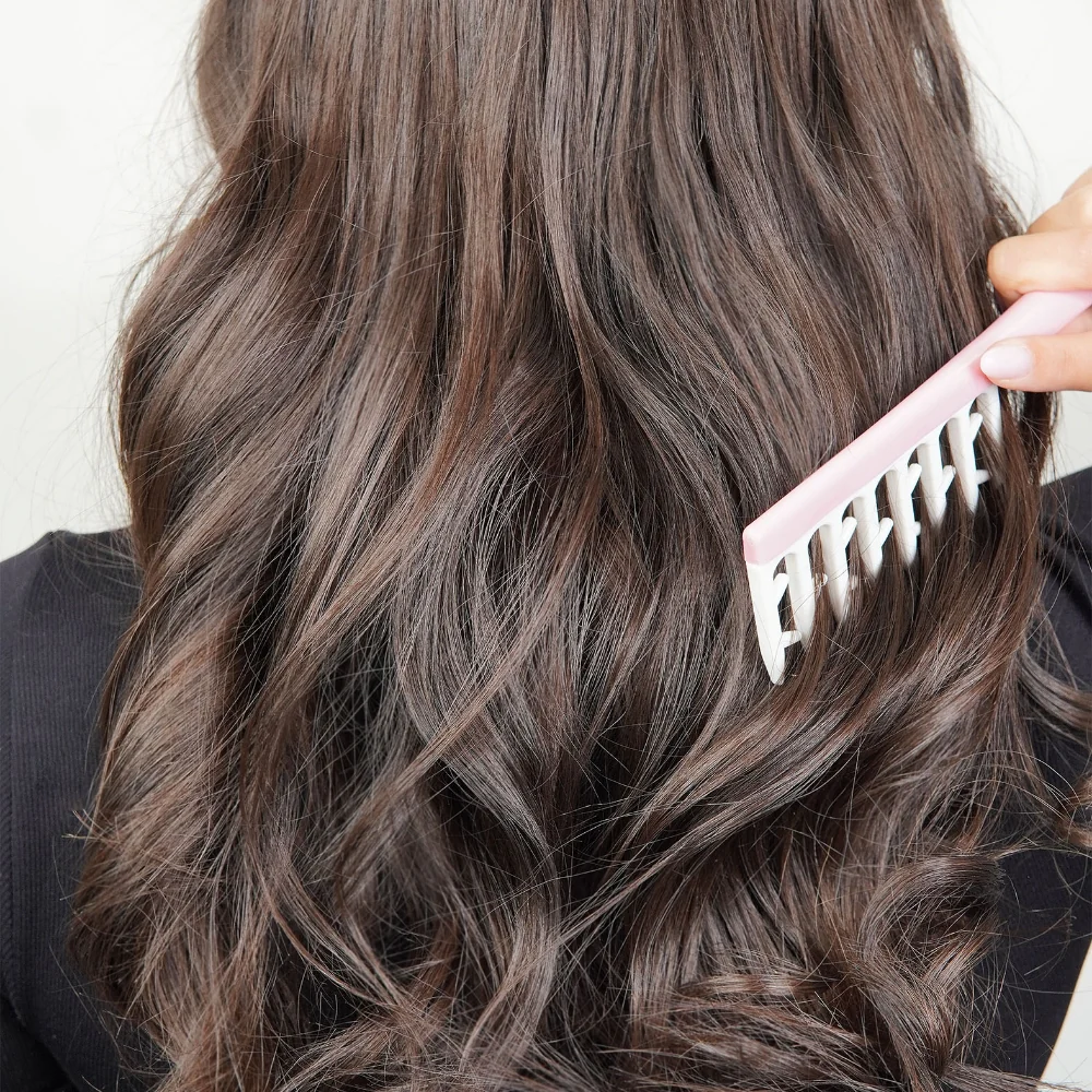 Brushworks Smoothing Curling Hair Comb - Image 4