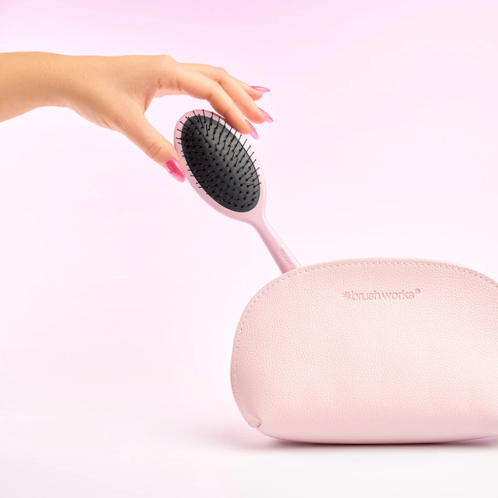 Brushworks Travel Gentle Detangling Hair Brush - Image 4