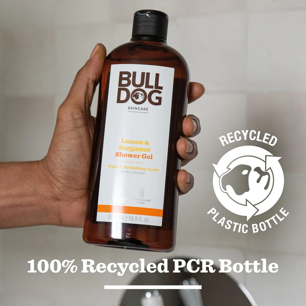 Bulldog Skincare Lemon & Bergamot Shower Gel 500ml - Image 4