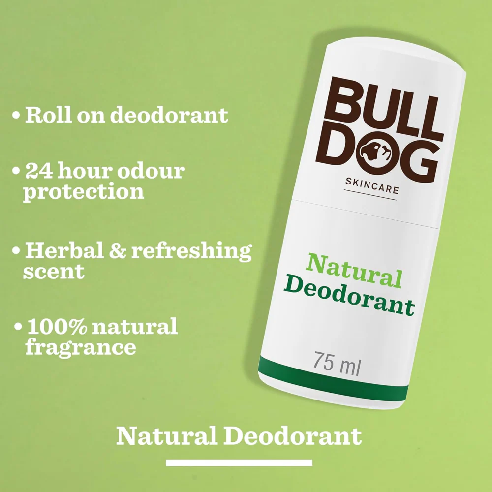 Bulldog Skincare Original Natural Deodorant Roll-On 75ml - Image 2