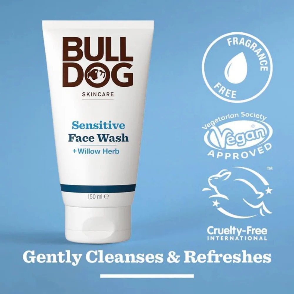 Bulldog Skincare Sensitive Face Wash 150ml - Image 2