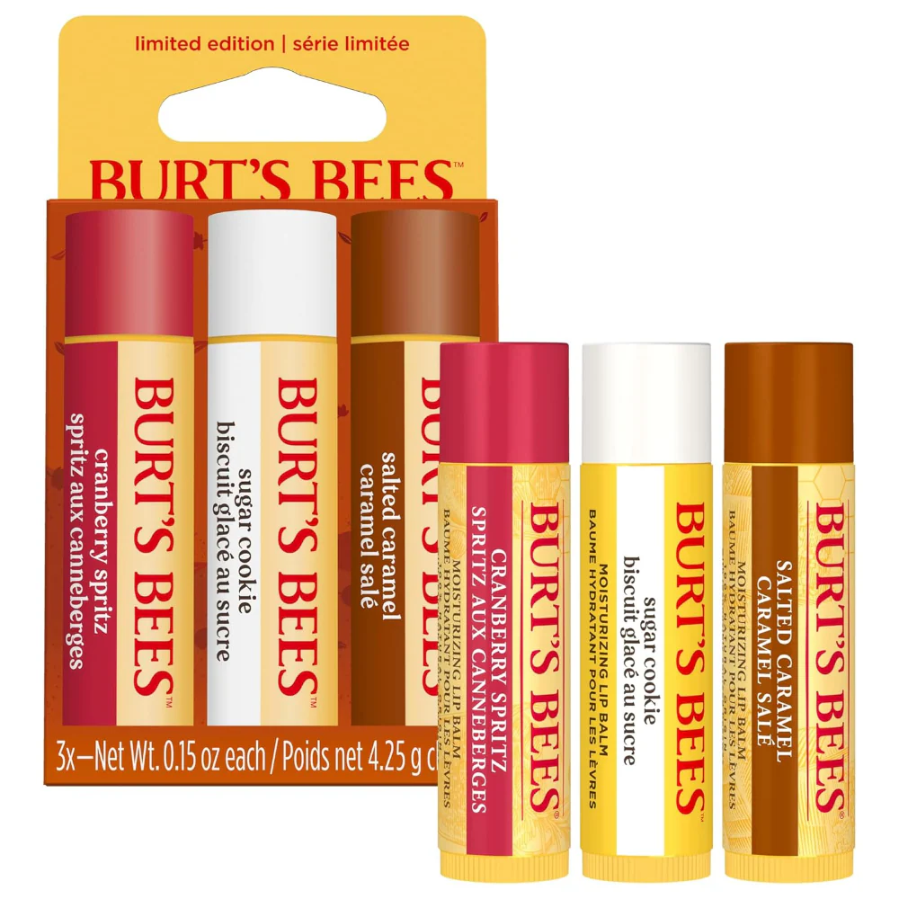 Burt's Bees Limited Edition Seasonal Sweet Lip Balm Trio 3 x 4.25g - Image 2