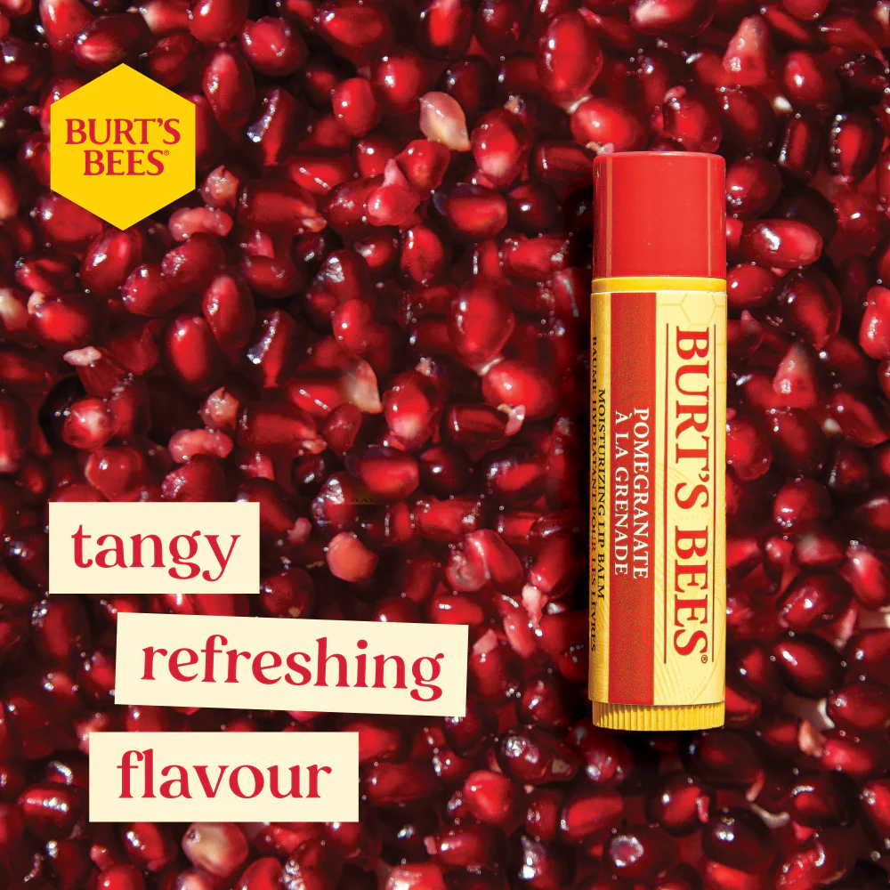 Burt's Bees Lip Balm Pomegranate Tube 4.25g - Image 4