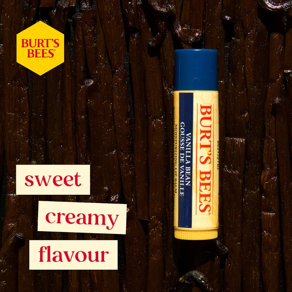 Burt's Bees Lip Balm Vanilla Bean Tube 4.25g - Image 3