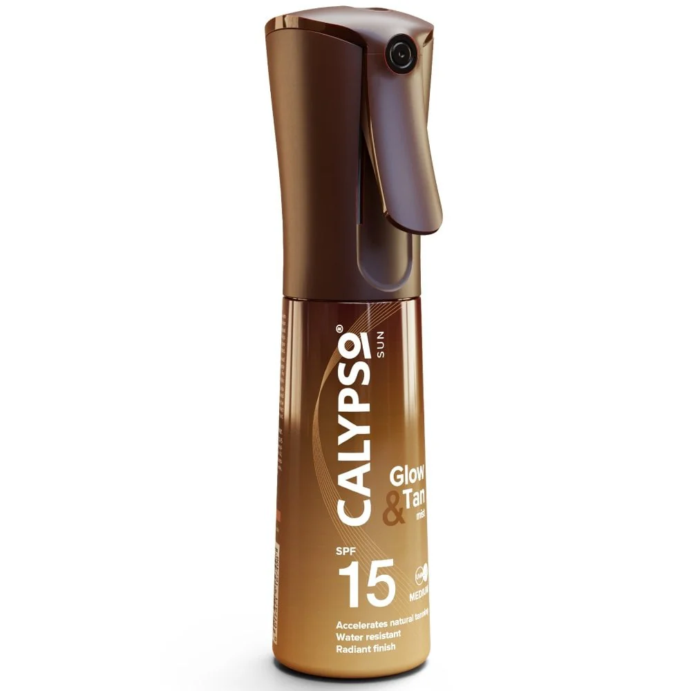 Calypso Glow & Tan Mist Radiant Finish Sunscreen SPF15 100ml - Image 3