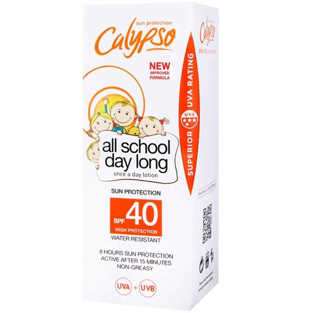 Calypso High Protection All School Day Long Sun Protection Cream SPF40 150ml - Image 2