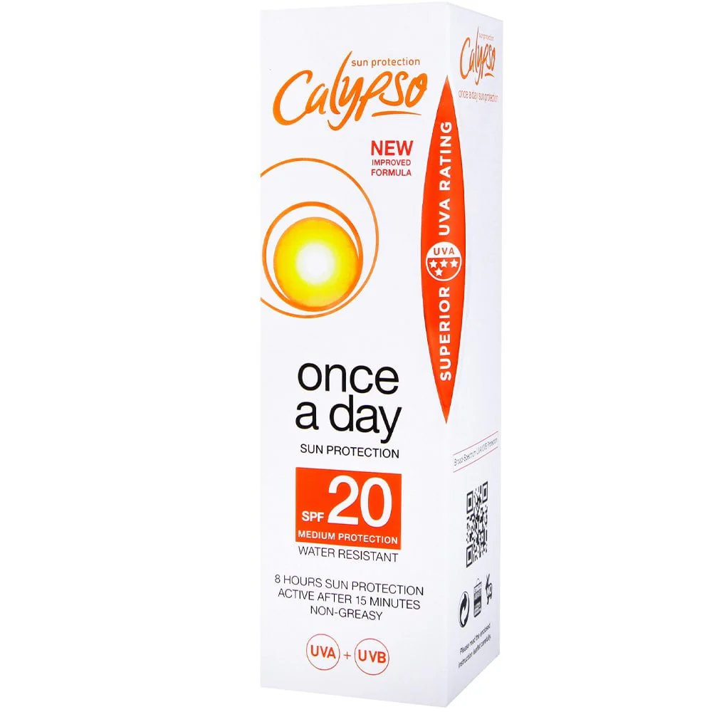 Calypso Once A Day Sun Protection Cream SPF20 200ml - Image 3