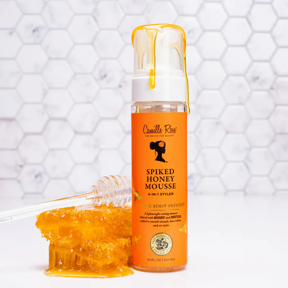 Camille Rose Spiked Honey 4-In-1 Styler Mousse 240ml - Image 3