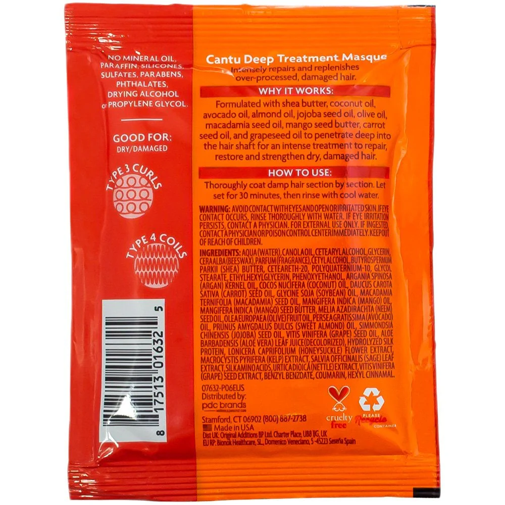 Cantu Shea Butter For Natural Hair Deep Treatment Hair Mask 50g - Image 2