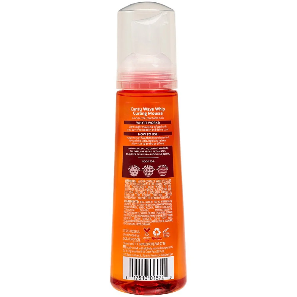 Cantu Shea Butter For Natural Hair Wave Whip Curling Mousse 248ml - Image 2