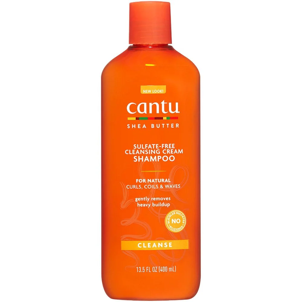 Cantu Shea Butter Natural Hair Sulphate-Free Cleansing Cream Shampoo & Hydrating Conditioner Twin 2 x 400ml - Image 2
