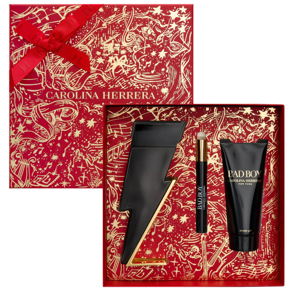 Carolina Herrera Bad Boy Eau De Toilette Gift Set 100ml - Image 5