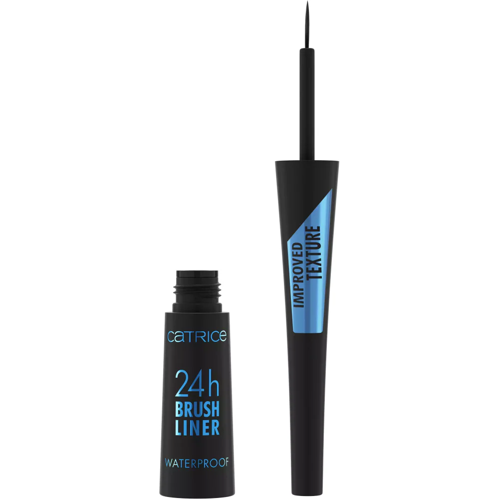 Catrice Cosmetics 24h Brush Liner Waterproof 010 Ultra Black 3ml - Image 2