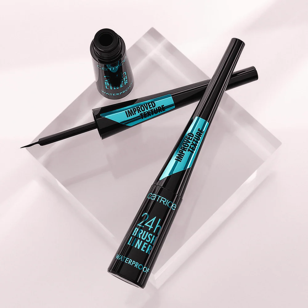 Catrice Cosmetics 24h Brush Liner Waterproof 010 Ultra Black 3ml - Image 3