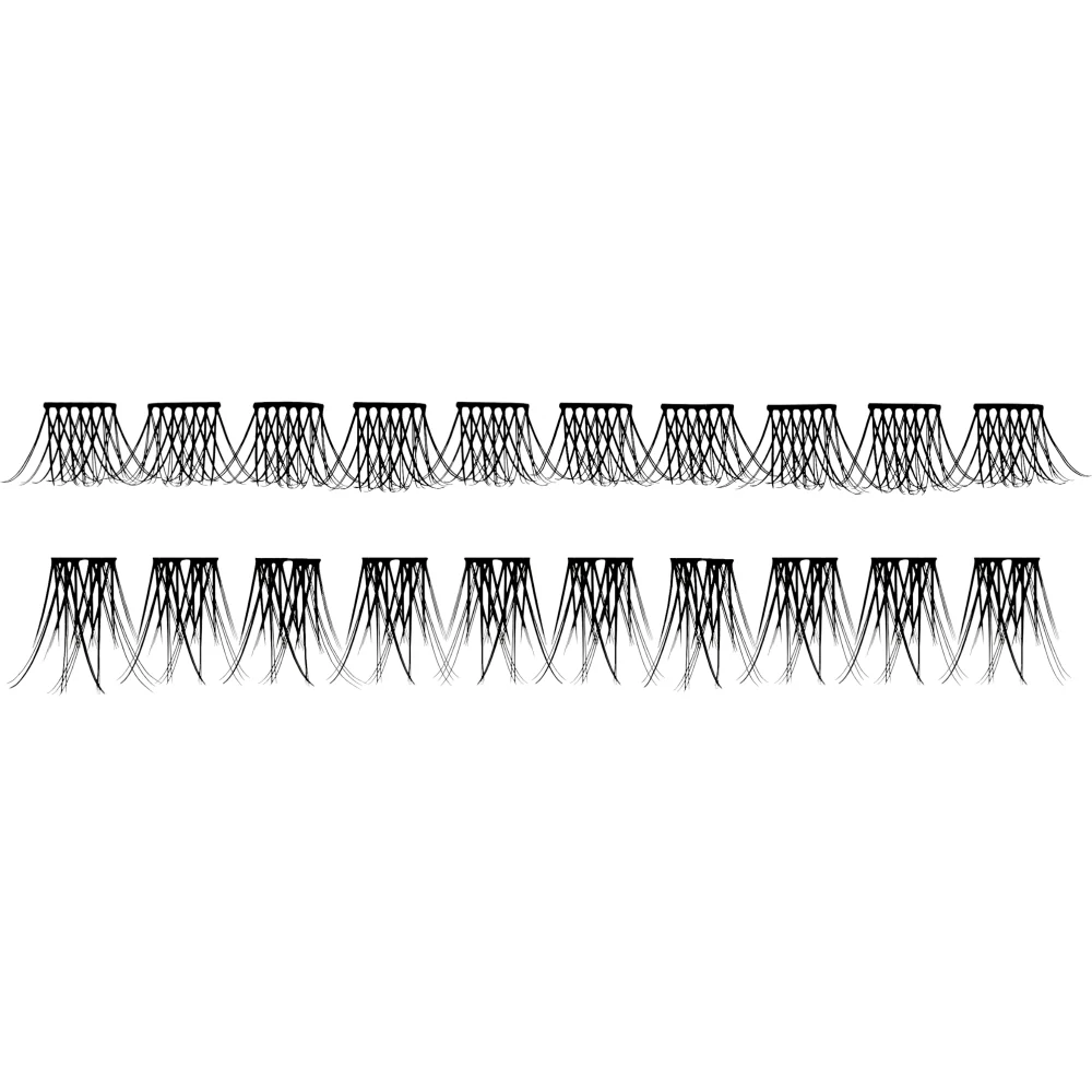 Catrice Cosmetics Faked Natural Individual Cluster Lashes Black x20 - Image 2
