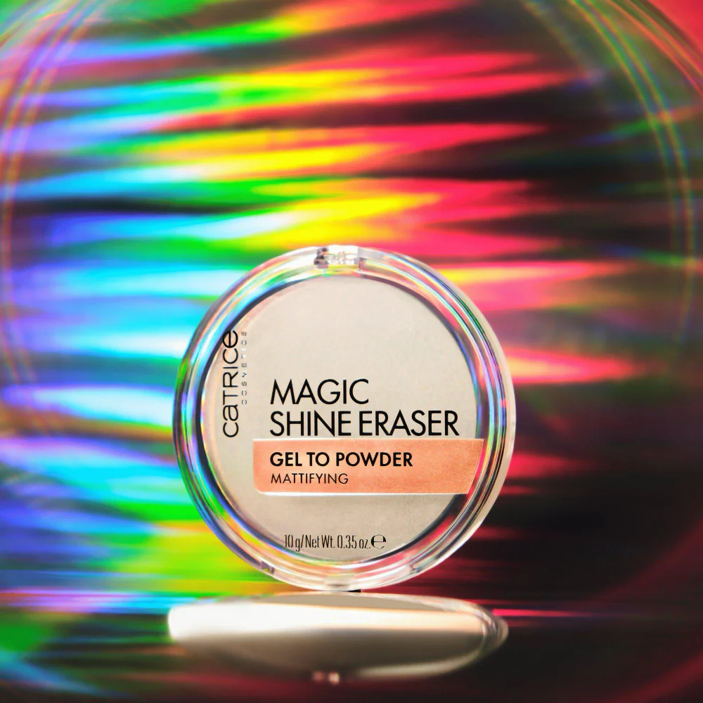 Catrice Cosmetics Magic Shine Eraser Mattifying Gel To Powder 10g - Image 4