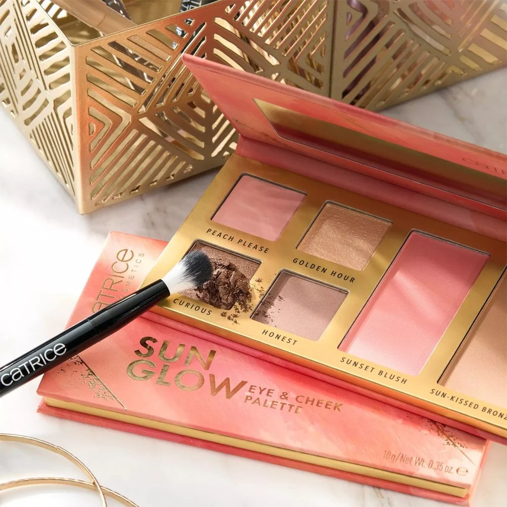 Catrice Cosmetics Sun Glow 6 Colour Eye & Cheek Makeup Palette - Image 9