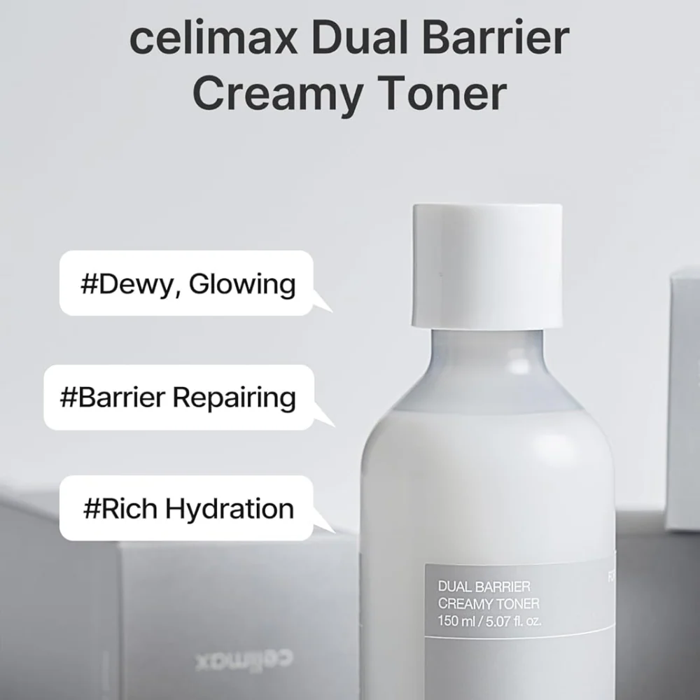 Celimax Dual Barrier Creamy Toner 150ml - Image 3