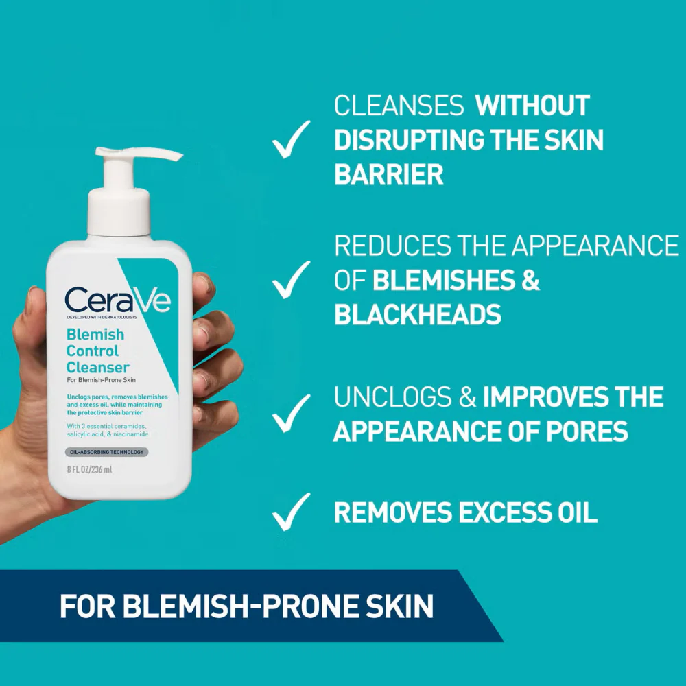 CeraVe Blemish Control Cleanser 236ml - Image 7