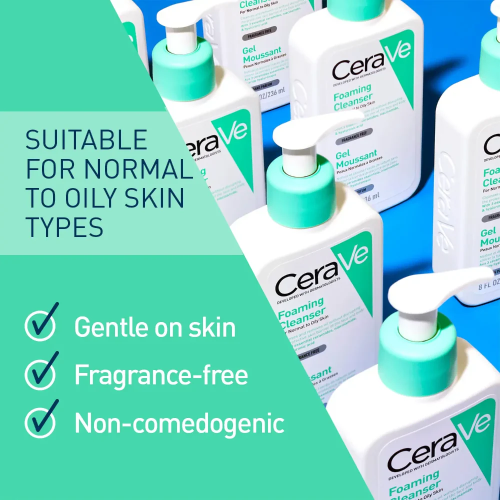 CeraVe Foaming Cleanser 1000ml - Image 4