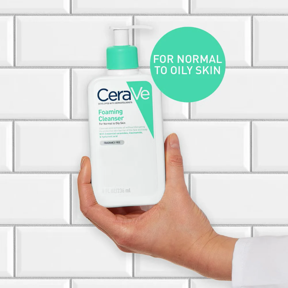 CeraVe Foaming Cleanser Travel Size 88ml - Image 3