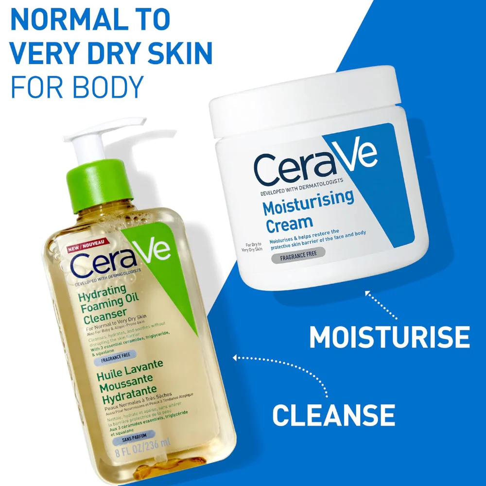 CeraVe Hydrating Foaming Oil Cleanser 236ml - Image 4