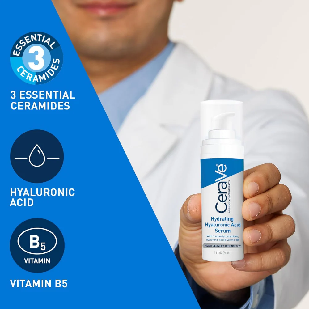 CeraVe Hydrating Hyaluronic Acid Serum 30ml - Image 5
