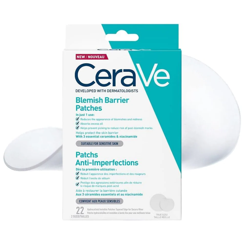 CeraVe Hydrocolloid Blemish Barrier Patches x22 - Image 2