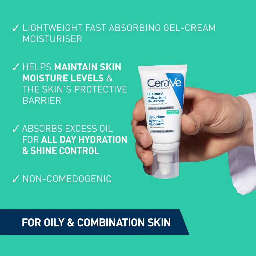 CeraVe Oil Control Moisturising Gel-Cream 52ml - Image 2