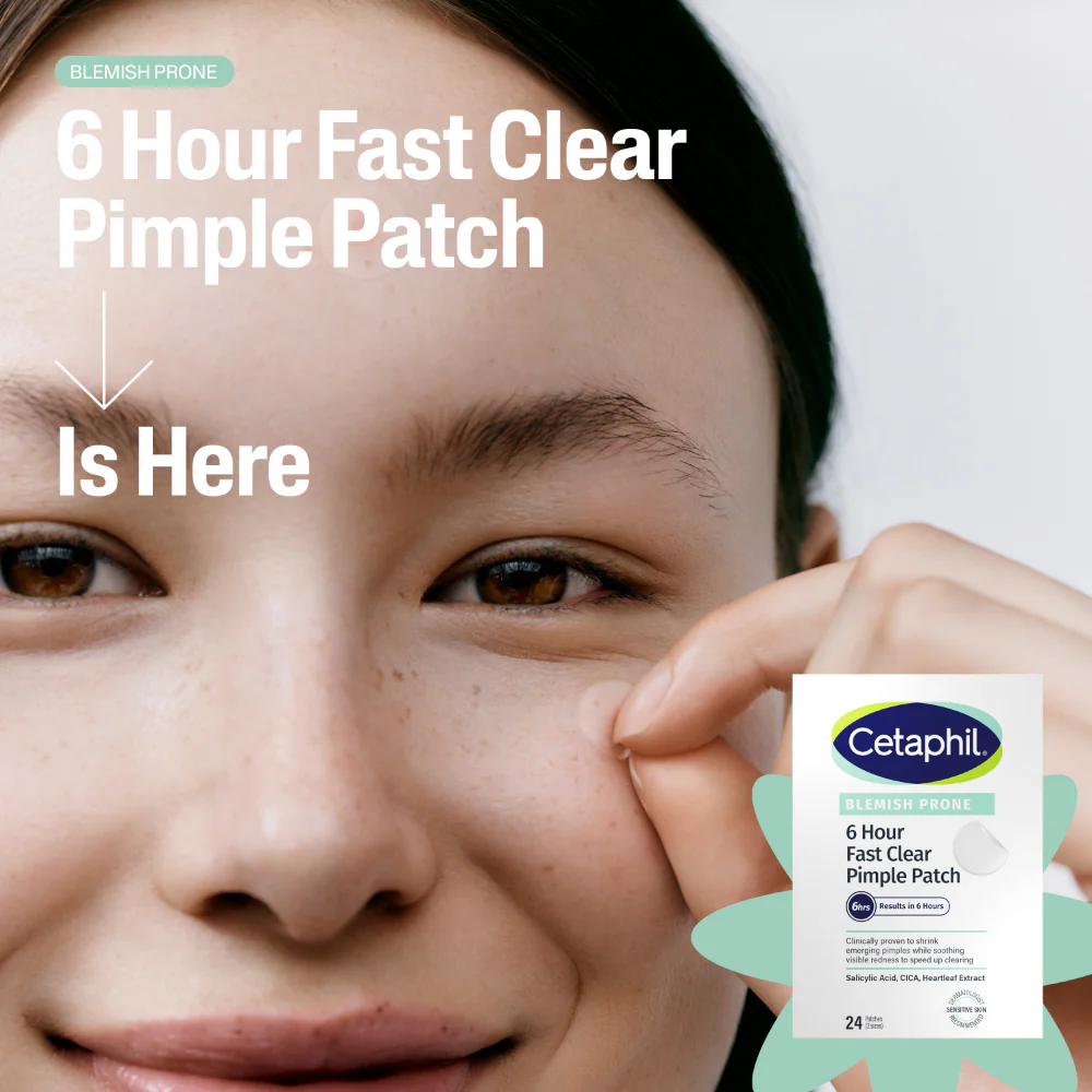 Cetaphil 6-Hour Fast Clear Pimple Patches x24 - Image 2