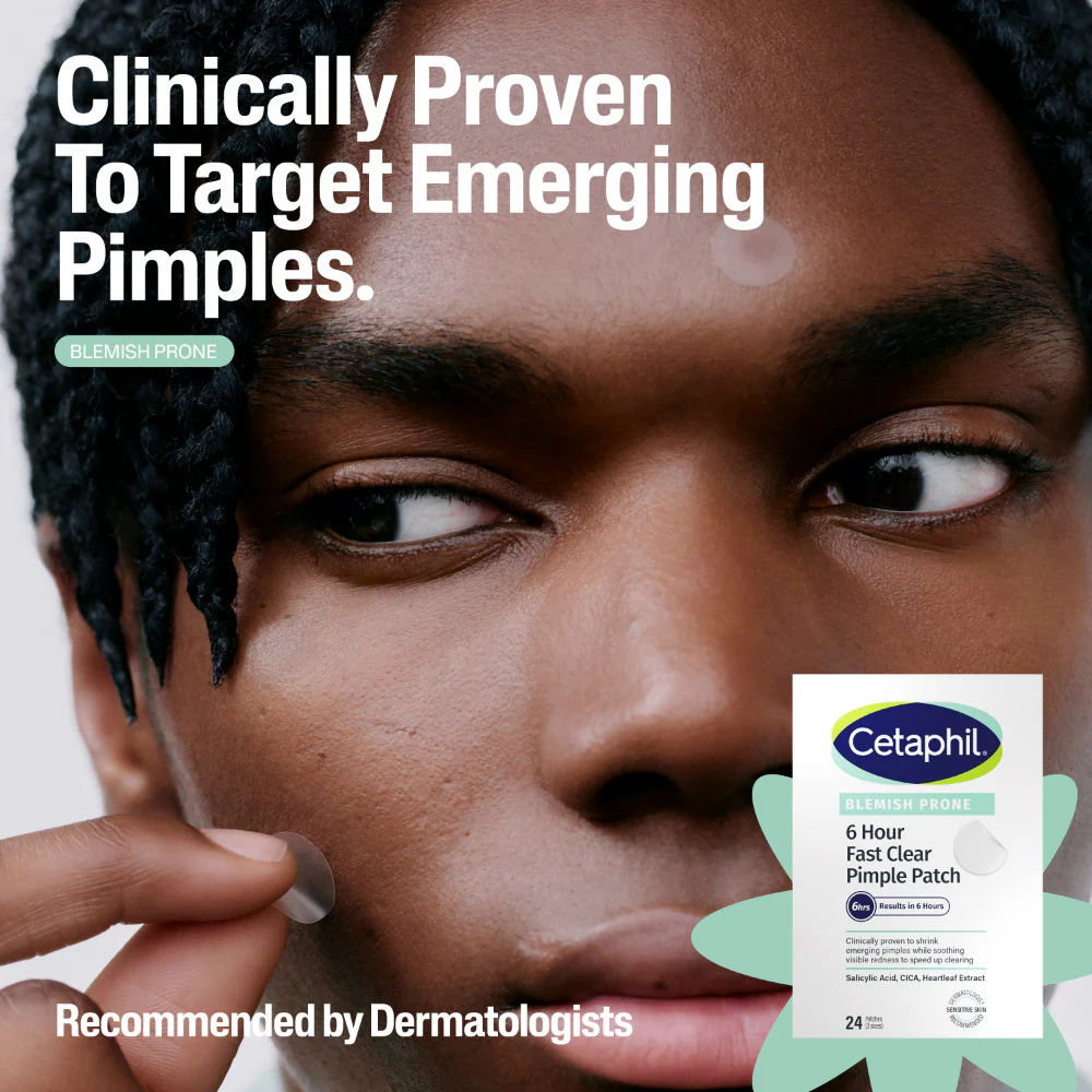 Cetaphil 6-Hour Fast Clear Pimple Patches x24 - Image 4