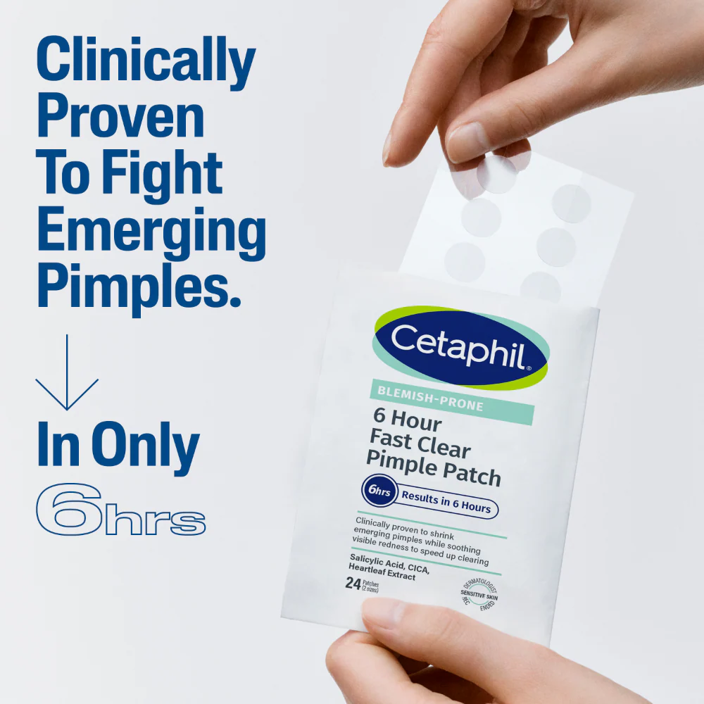 Cetaphil 6-Hour Fast Clear Pimple Patches x24 - Image 6