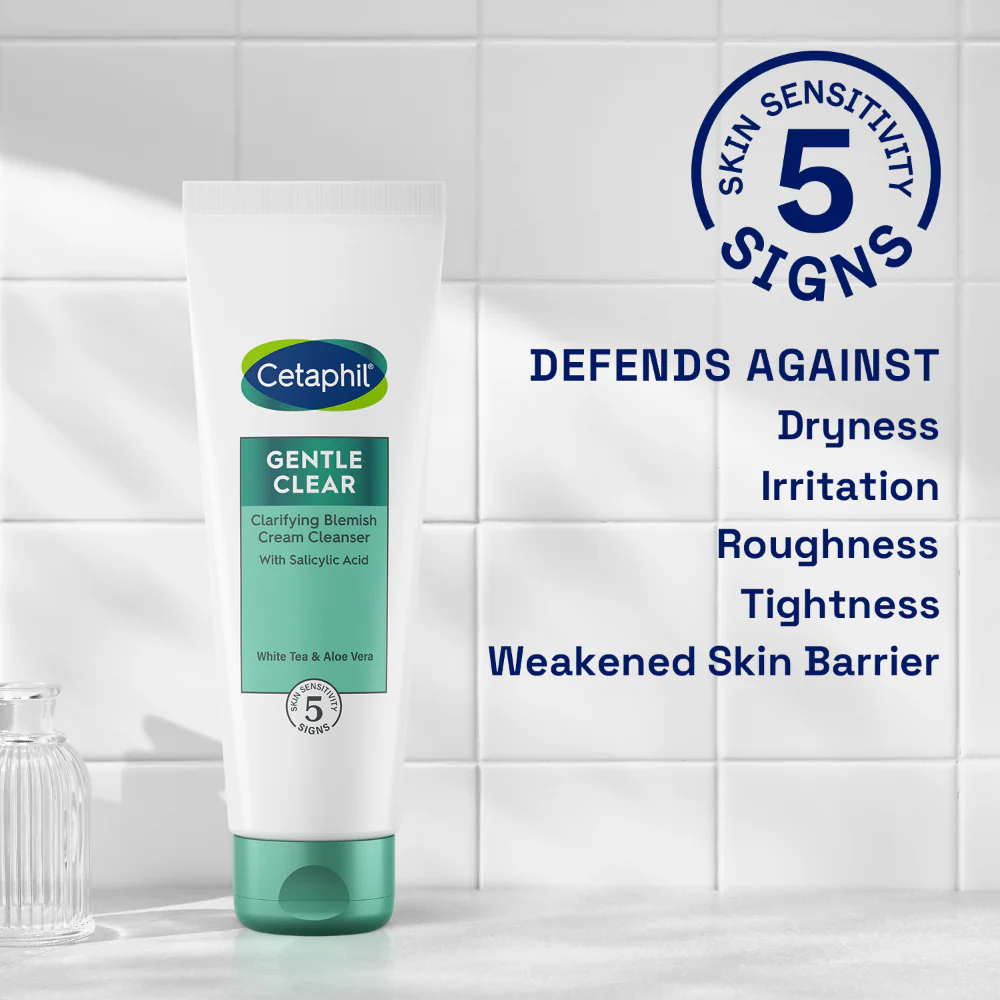 Cetaphil Gentle Clear Clarifying Cream Cleanser 124ml - Image 7