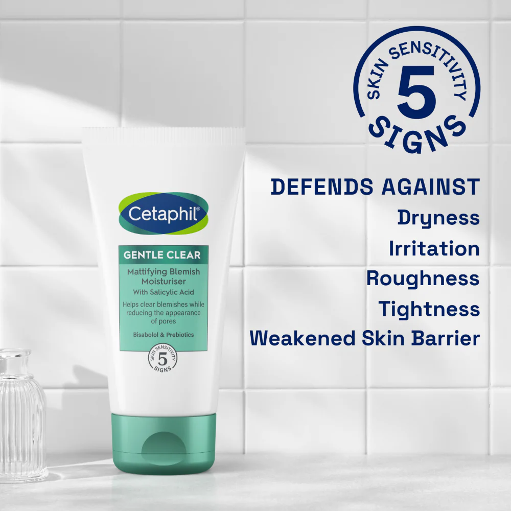 Cetaphil Gentle Clear Mattifying Blemish Moisturiser 89ml - Image 8