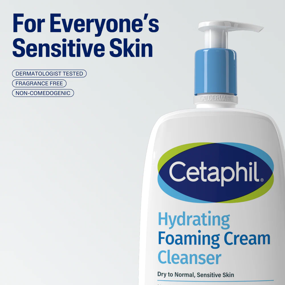 Cetaphil Hydrating Foaming Cream Cleanser 236ml - Image 6