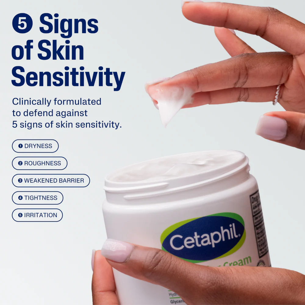 Cetaphil Moisturising Body Cream Tub 450g - Image 8