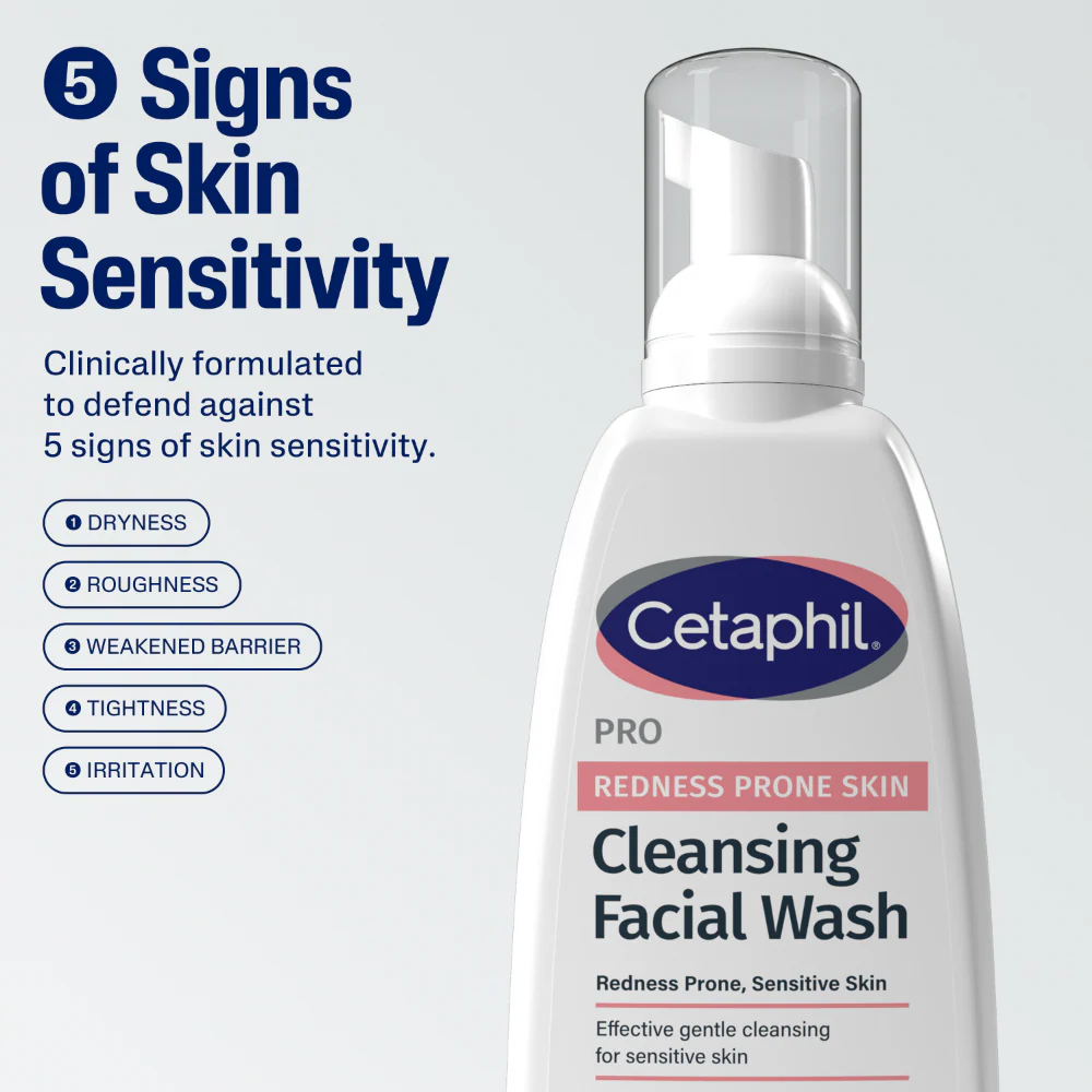 Cetaphil PRO Sensitive Cleansing Facial Wash 236ml - Image 8