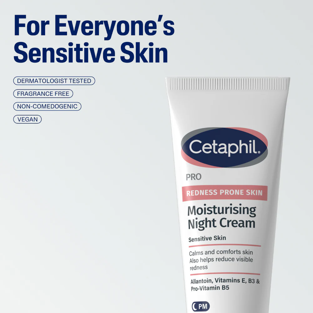 Cetaphil PRO Sensitive Moisturising Night Cream 50ml - Image 8