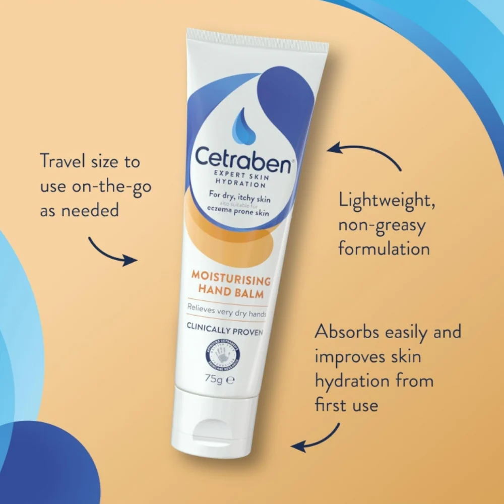 Cetraben Moisturising Hand Balm 75g - Image 2