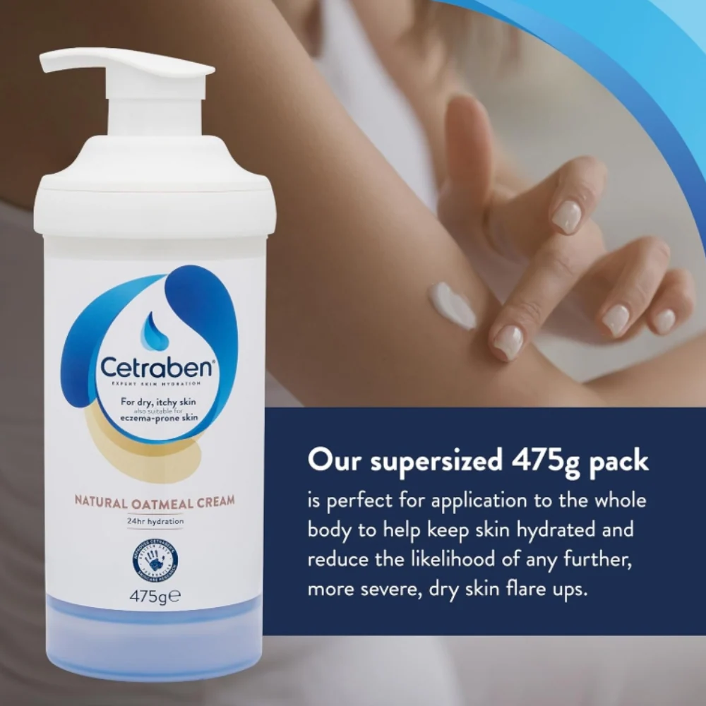 Cetraben Natural Oatmeal Cream 475g - Image 3