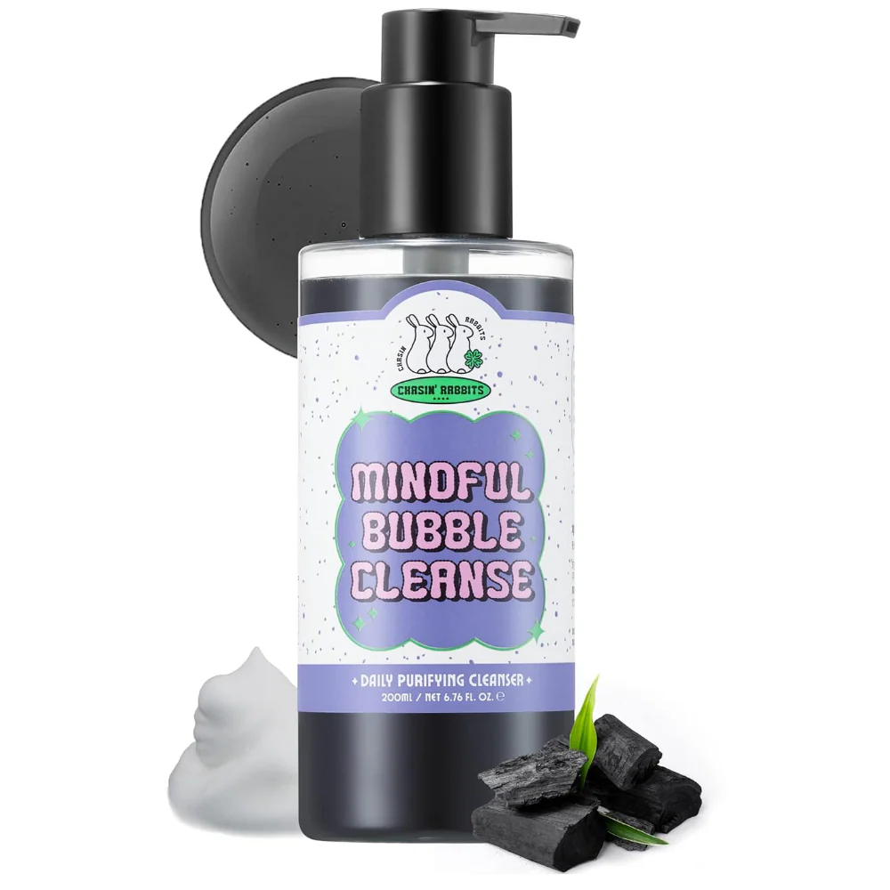 Chasin' Rabbits Mindful Bubble Cleanse Daily Purifying Cleanser 200ml - Image 2