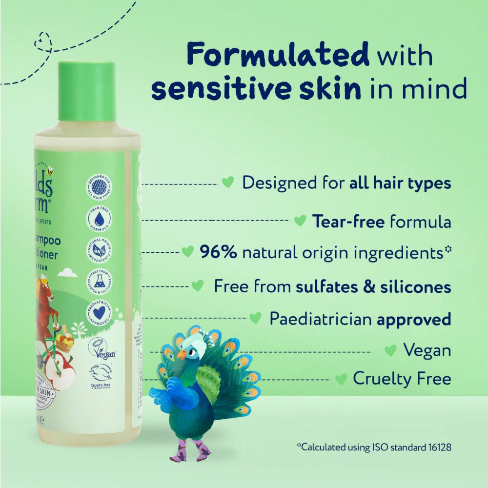 Childs Farm 2-In-1 Shampoo & Conditioner Apple & Pear 250ml - Image 8