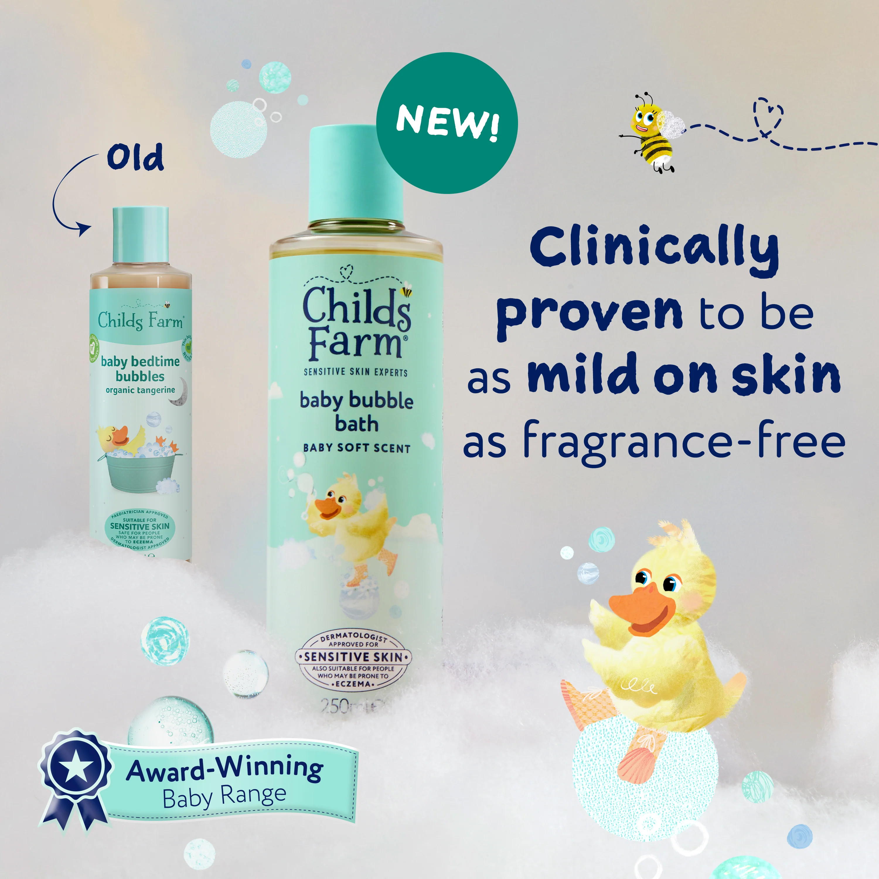 Childs Farm Baby Bubble Bath 250ml - Image 3