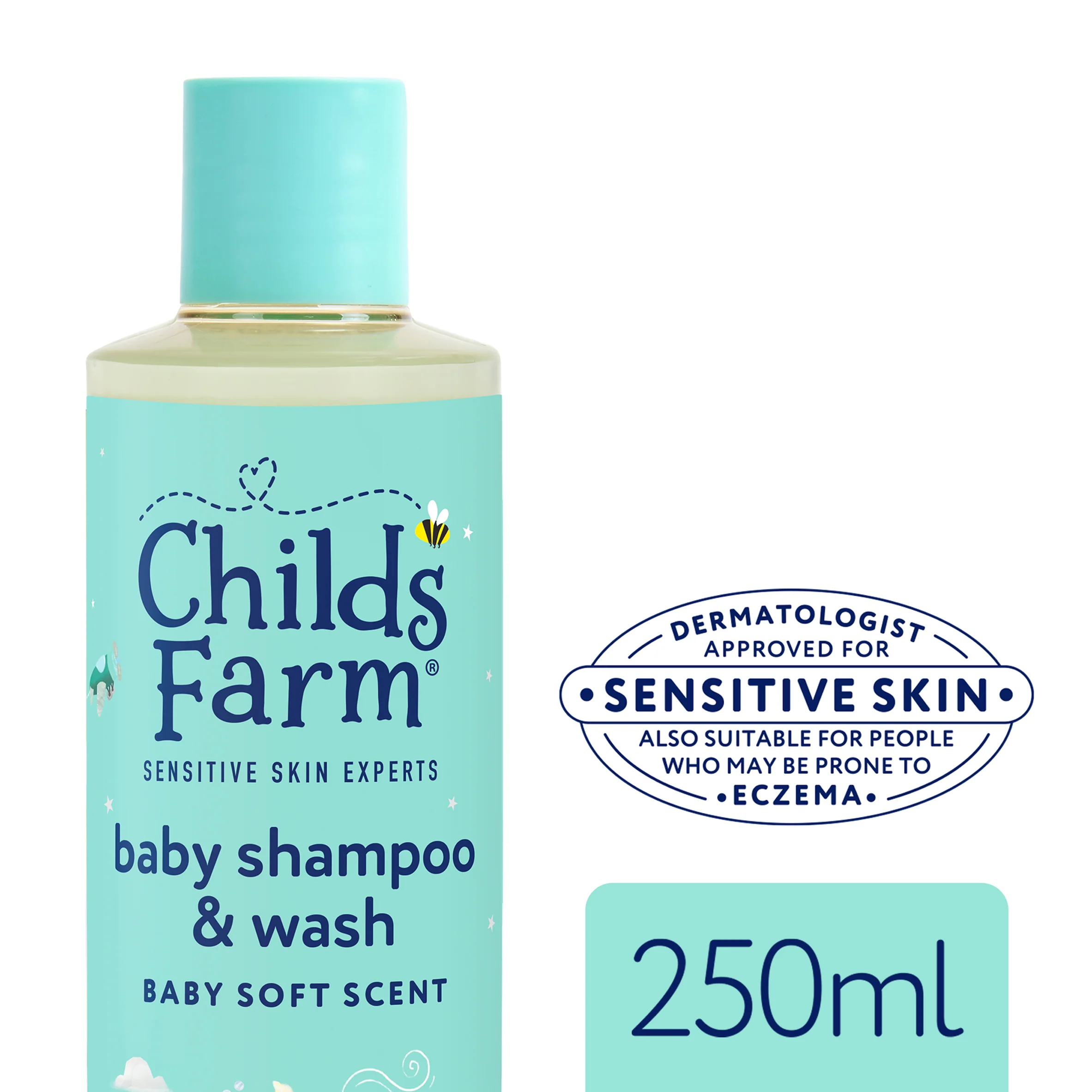 Childs Farm Baby Shampoo & Body Wash 250ml - Image 2