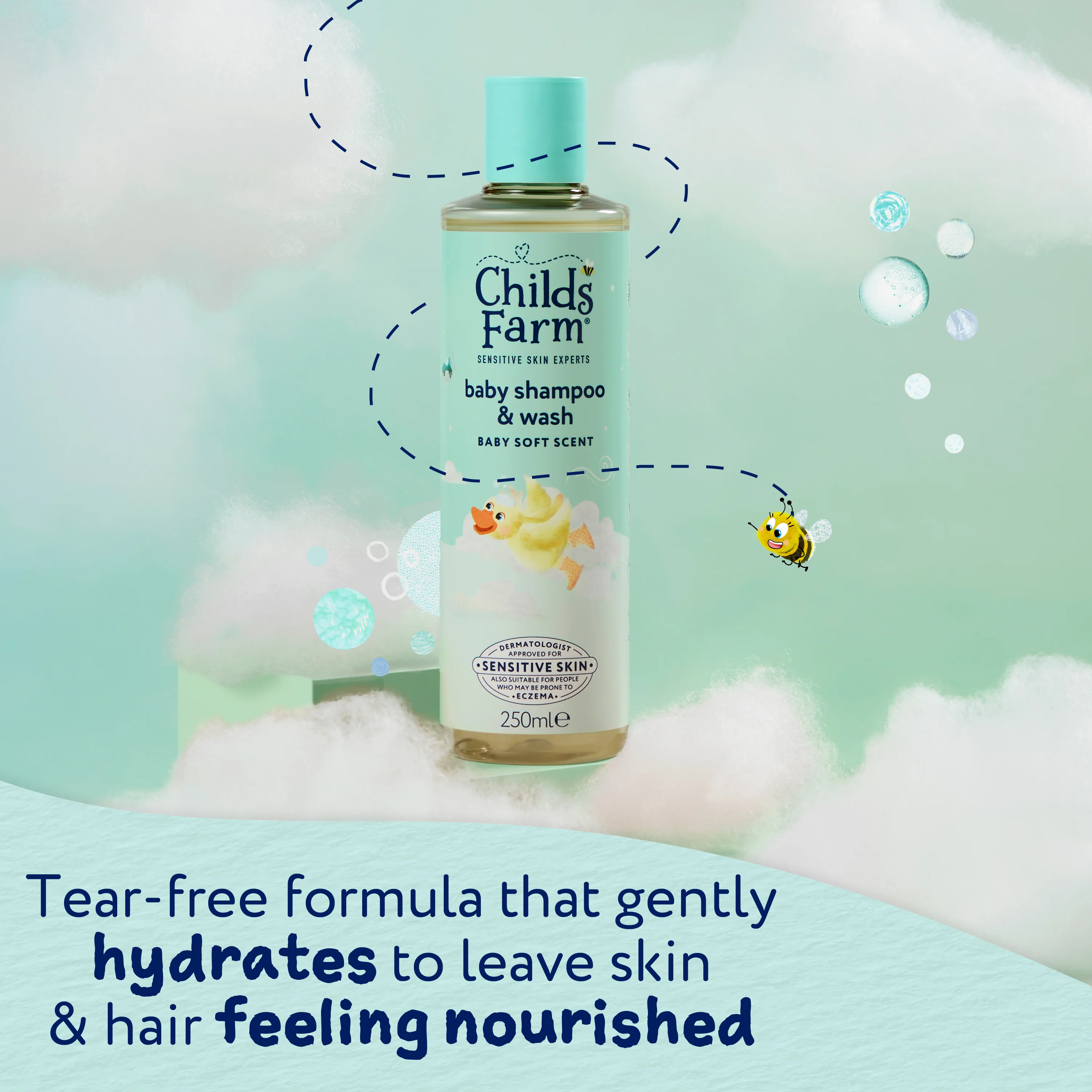 Childs Farm Baby Shampoo & Body Wash 250ml - Image 6